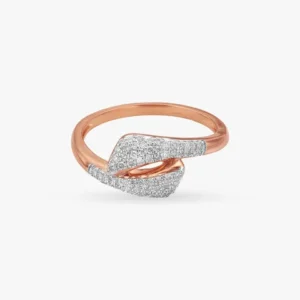 Abstract Embrace Diamond Ring